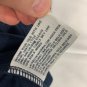 Izod Womens 1X Navy Full-Zip Track Jacket Lightweight White Striped Sleeve
