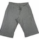 Nick & Sarah Sport Woman Gray Lounge Shorts Drawstring 1X Casual Fit