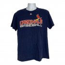 Majestic Cardinals Baseball Mens Navy T-Shirt Large 100% Cotton Comfort Fit Majestic Cardinals Baseball Mens Navy T-Shirt Large 100% Cotton Comfort Fit