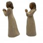 Willow Tree Sisters By Heart Figurines Susan Lordi 2000 Sculptures Set Of 2