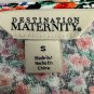 Destination Maternity Flutter Sleeve Smocked Woven Shirt Small Multicolor Floral
