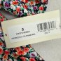 Destination Maternity Flutter Sleeve Smocked Woven Shirt Small Multicolor Floral