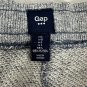 Gap Mens Heather Navy Drawstring Jogger Shorts Large Soft Cotton Casual