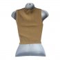 Zara Womens Ribbed Sleeveless Knit Tank Top Small Beige Minimalist Cropped Basic