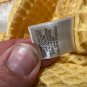 Christopher & Banks Petite XLP Yellow Waffle Knit Full-Zip Collared Shirt Jacket