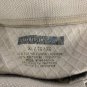Van Heusen Mens XL Khaki Textured Polo Shirt Short Sleeve Casual Classic Fit