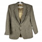 Vintage Farah Clothing Co. Mens Blazer Elbow Patches & Button Closure Wool 42R