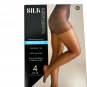 Silk Impressions Sheer Control Top Pantyhose 4 Pairs XL 20 Denier Black Durable