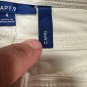 Apt. 9 Womens White Capri Pants Size 4 Stretch Cotton Casual Slim Fit