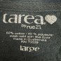 Womens Black & Pink V-Neck Team Style Shirt With Number 19 By Tarea Size Large