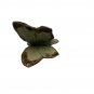 Vintage Handcrafted Ceramic Dragonfly Figurine Abstract Design Blue/Brown Glazed