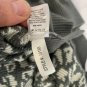 Extra Touch Womens 2X Leopard Knit Short-Sleeve V-Neck Sweater Dress Gray/Beige