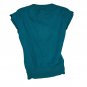 Rue21 Womens X-Large Teal Wrap-Style Sleeveless Top Rayon/Nylon Blend Casual