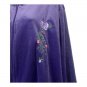 Sara Morgan For Haband Womens Purple 2X Velour Jacket Embroidered Full Zip