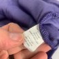 Sara Morgan For Haband Womens Purple 2X Velour Jacket Embroidered Full Zip