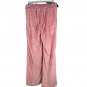 Pink Long-Sleeve Velour Lounge Set With Pocket & Tie Waist Size S