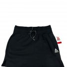 Reebok Womens Squad Skirt Black Slim Fit Medium Polyester Stretch Drawstring NEW