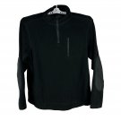 Condor Men's XL Black Fleece Pullover With Zippered Chest Pocket & Elbow Patches