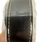 Parleson Mens Leather Belt Black With Double Contrast Stitch Durable Design
