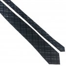 Arrow Black Plaid Men’s Neck Tie Slim Modern Design Silk Nylon Dry Clean Only