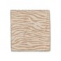 Time And Tru Multi-Use Zebra Print Fashion Bandana Beige Trim One Size Polyester