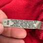 Machine Italia Red Hoodie Mens Large Casual Zip-Up Sweatshirt Sporty