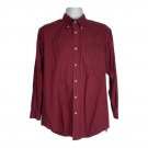 Lands End No Iron Pinpoint Oxford Red Check Shirt 17-33 Tailored Fit Mens XL Lands End No Iron Pinpoint Oxford Red Check Shirt 17-33 Tailored Fit Mens XL