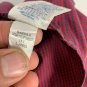 Lands End No Iron Pinpoint Oxford Red Check Shirt 17-33 Tailored Fit Mens XL