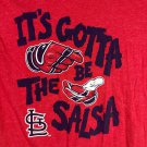 St Louis Cardinals Red Its Gotta Be The Salsa T Shirt Mens Size XL Tultex Tee St Louis Cardinals Red Its Gotta Be The Salsa T Shirt Mens Size XL Tultex Tee