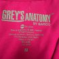 Greys Anatomy By Barco Womens Fuchsia Scrub Top Size M