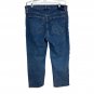 Abercrombie & Fitch Ankle Straight Jeans Ultra High Rise Size 14S Blue Denim