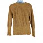 Universal Thread Womens Knit Sweater Small Mustard Yellow Cotton Acrylic Blend