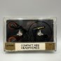 TDK Compact Mini Headphones CMH Retro Vintage Design Cassette-Style Storage Case