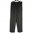 Bobbie Brooks Women's Charcoal Pants 12P Elastic Waist