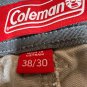 Coleman Khaki Mens Cargo Pants Size 38x30 Relaxed Fit Casual Durable