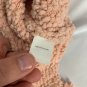 Merokeety Womens Textured Oversized Sweater Small Pink Crewneck Long Sleeve