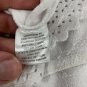 Rebecca Malone Womens Plus Lace Cardigan Size PL Button Front 3/4 Sleeve White