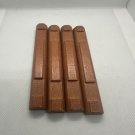 Set Of 4 Lincoln Logs Brown Wooden Pieces Classic Toy Replacement Parts