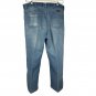 Wrangler Mens Regular Fit Jeans Sz 38x30 Blue Denim Straight Leg Mid Rise Casual