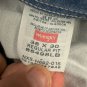 Wrangler Mens Regular Fit Jeans Sz 38x30 Blue Denim Straight Leg Mid Rise Casual