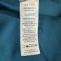 Koi Lite Womens Stretch Scrub Top Caribbean Blue Short Sleeve Size Large