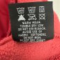 Cabelas Womens XL Polartec Red Fleece Jacket Full Zip Lightweight Warm Layer