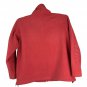 Cabelas Womens XL Polartec Red Fleece Jacket Full Zip Lightweight Warm Layer