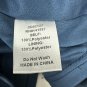 TCEC Womens Sleeveless Draped Cowl Neck Dress Large Polyester Blue