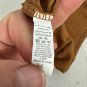 Sweet Womens Ribbed Brown Thong Underwear Stretch Size L New