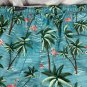 St Johns Bay Mens Flamingo & Palm Tree Swim Shorts 5XL 9" Inseam UPF 50+