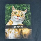 Snapcat Cat Graphic Tee Black Fruit Of The Loom Heavy Cotton Size XL Snapcat Cat Graphic Tee Black Fruit Of The Loom Heavy Cotton Size XL