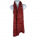Old Navy Red Marled Knit Scarf Womens One Size Made Of 100% Acrylic Cozy