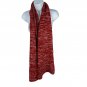 Old Navy Red Marled Knit Scarf Womens One Size Made Of 100% Acrylic Cozy