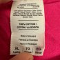 Gildan Ultra Cotton Ladies Pirate Parrot Route 66 Tee XL Hot Pink Graphic Shirt